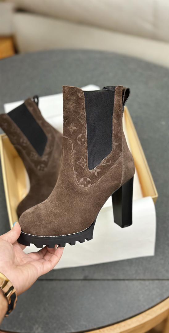 Brown LV Boots